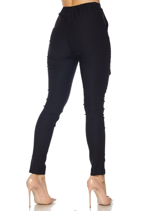 Zipper Front O-Ring Pants Outfit Love