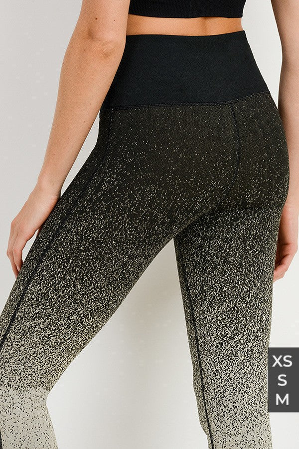 Snowfall Ombre Print Leggings