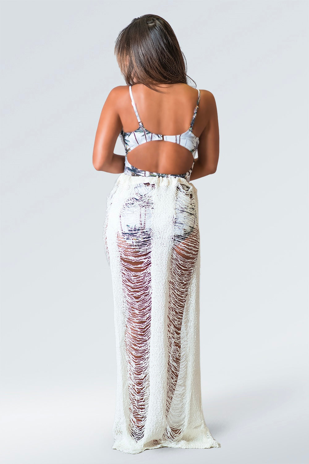 Outfit Love  Tie Around Maxi Skirt Cover Up