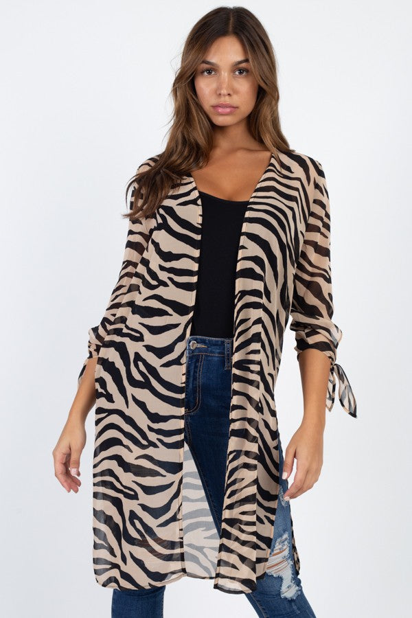 Chiffon Woven Kimono