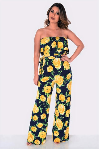 Draped Jumpsuit White