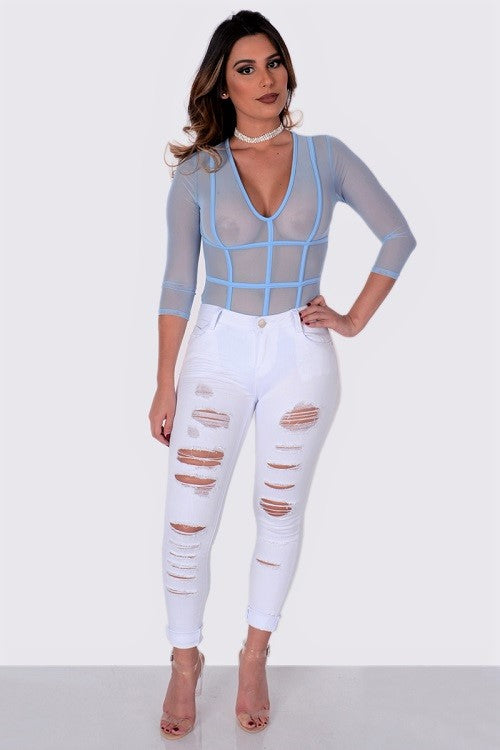 Ripped Slim Fit Jeans