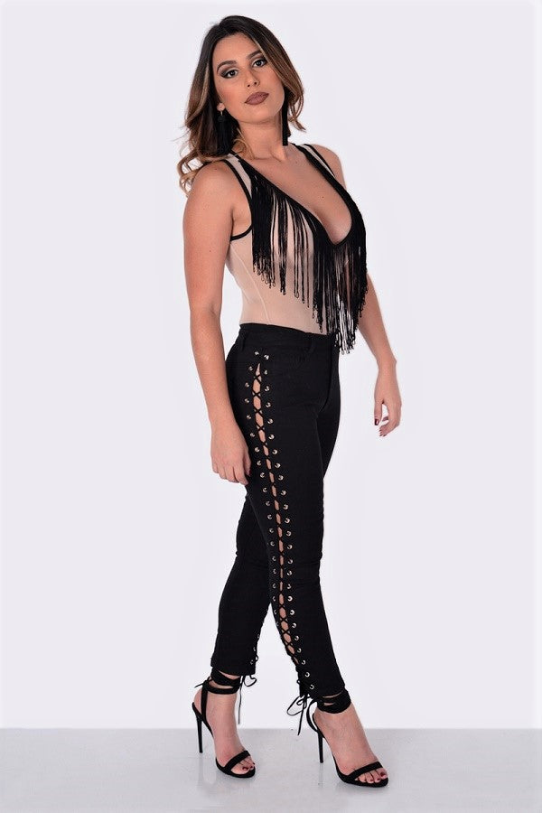 Plunge Neck Bodysuit