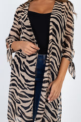 Chiffon Woven Kimono Fit Miami Style 