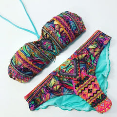 Bikini Set Swimsuit Strapless